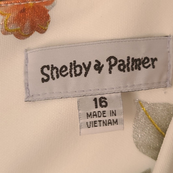 NWOT Metallic Floral Dress - Picture 3 of 4